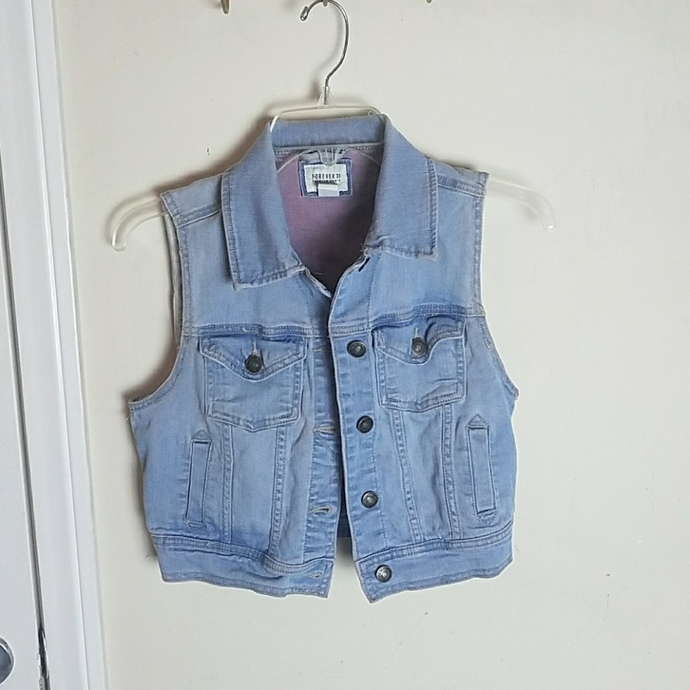 Denim vest
